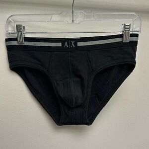 Vintage (used) once A/X armani black brief  M
